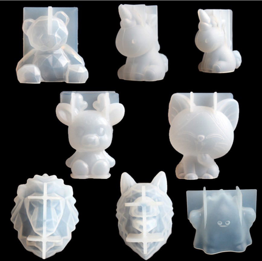 Candle Supplies Wholesale - Transparent Unicorn Silicone Epoxy Resin Molds