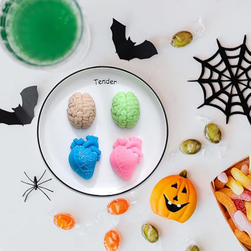 Candle Supplies Wholesale - Human Brain And Heart Silicone Molds