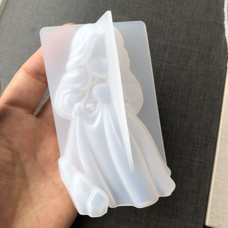 3D Cute Princess Silicone Cand - Candle Supplies Wholesale recension och pris