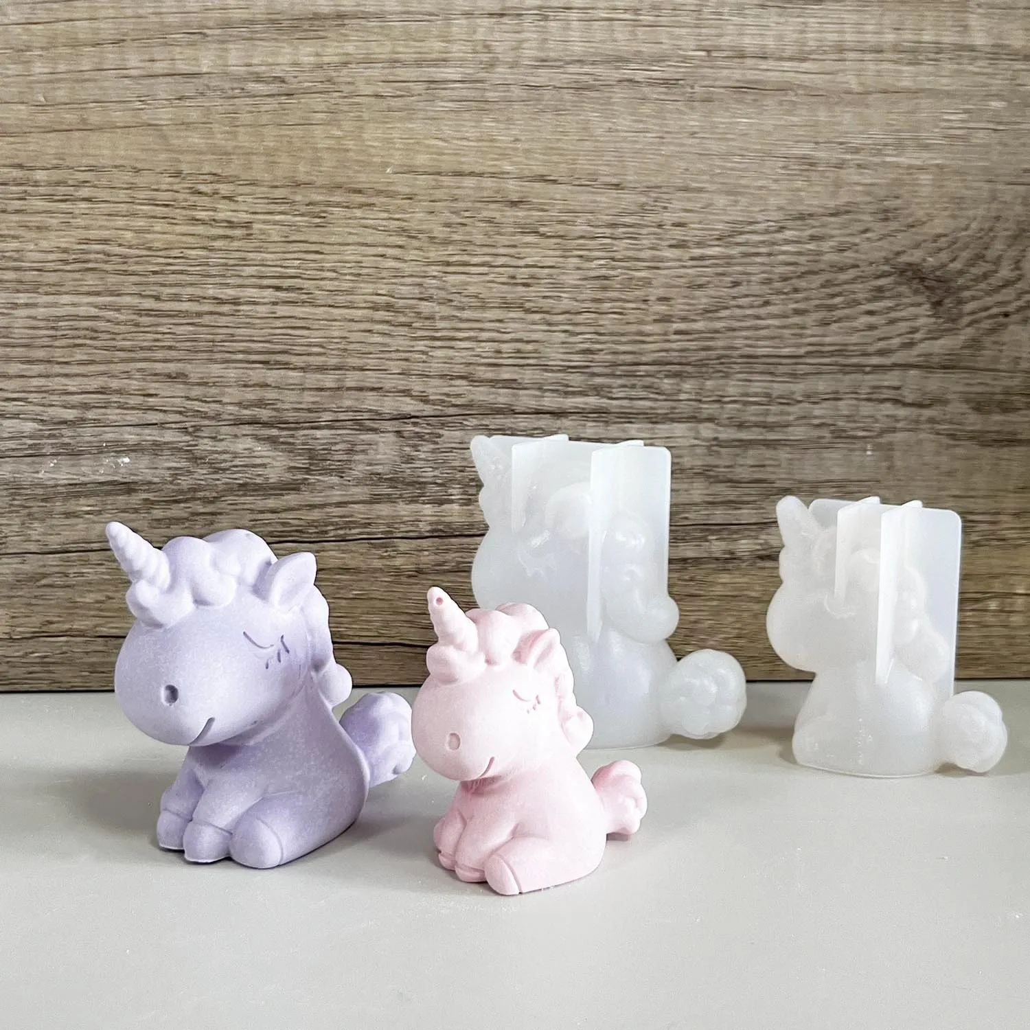 3D Geometric Silicone Unicorn  - Candle Supplies Wholesale recension och pris