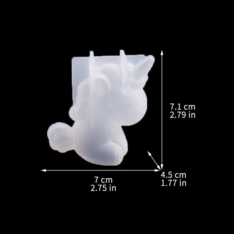 3D Geometric Silicone Unicorn  - Candle Supplies Wholesale recension och pris