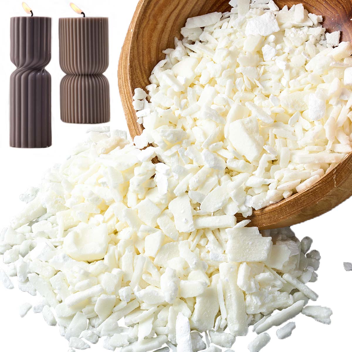1 Pounds Pure White Soy Wax Fo - Candle Supplies Wholesale recension och pris