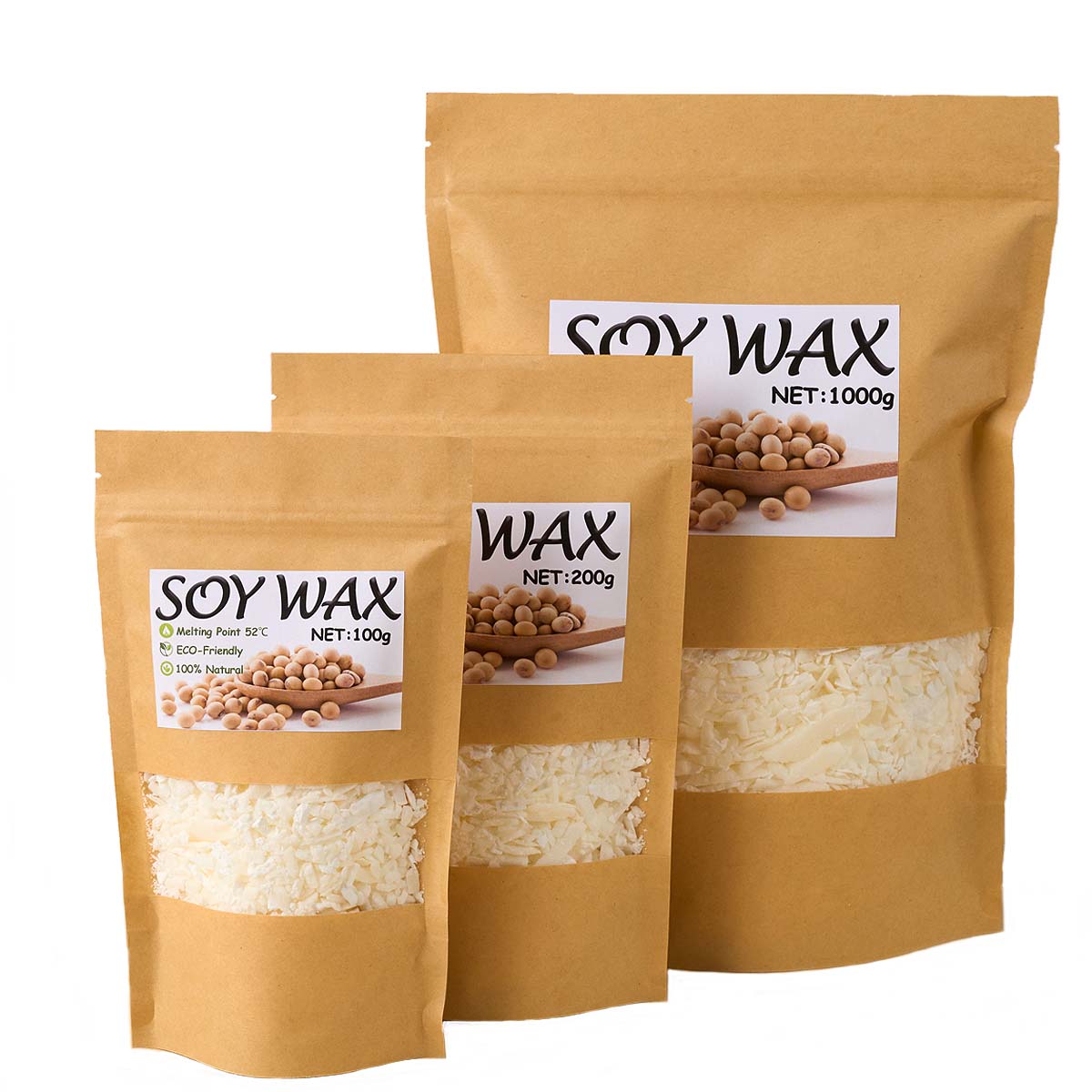 1 Pounds Pure White Soy Wax Fo - Candle Supplies Wholesale recension och pris
